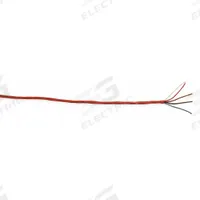 CAROL Fire Alarm Cable: 1,000 ft Cable Lg, Riser, Riser, S-R PVC, Semi-Rigid PVC, Red, PVC, 0 Pairs (MPN E1504S.41.03). Key specifications — Brand: CAROL; Conductor Gauge: 18 AWG; Jacket Material: PVC; Solid/Stranded: Solid.