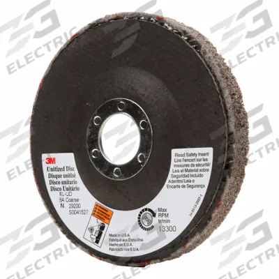 SCOTCH-BRITE Non-Woven Depressed Center Disc: 4 1/2 in x 7/8 in, Silicon Carbide, Coarse - Blending & Finishing Discs for All Metals