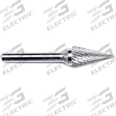 APPROVED VENDOR Carbide Bur: Ball-Nosed Cone, SL-2, Double Cut, 5/16" x 7/8" Head - Double-Cut Ball-Nosed Cone Burs