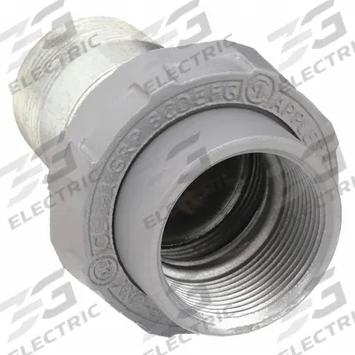 APPLETON ELECTRIC Straight Union - Conduit to Box: Iron, 2 in Trade Size