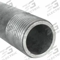 Pipe: 1 1/4 in Nominal Pipe Size, 6 ft Lg, Schedule 40, Galvanized Steel, Threaded on Both Ends (MPN 566-720). Key specifications — Manufacture Location: Globally Sourced; Brand: APPROVED VENDOR; Maximum Operating Pressure: 1,145 psi @ 72°F; Connection Type: Male NPT x Male NPT; Pipe Material: Galvanized Steel.