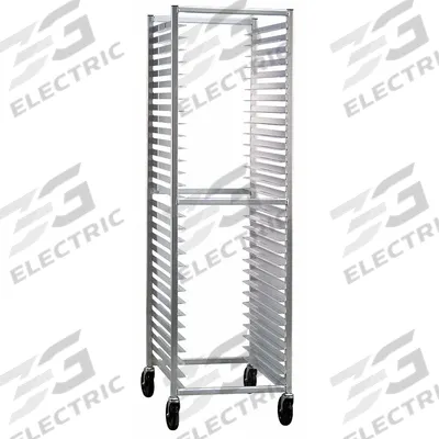 NEW AGE INDUSTRIAL Bun Pan Rack: 30 Slots, 2 in Betw Shelves, 500 lb Capac, 20 3/8 in Wd - Light-Duty End-Loading Sheet Pan Racks
