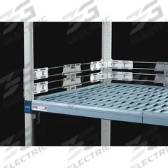 METRO Back Ledge: 2 in x 36 in, Side to Side, 2 Dividers/Ledges, Polymer/Stainless Steel, Taupe (MPN MQL36-2S). Key specifications — Brand: METRO; Material: Polymer; Total Number of Dividers/Ledges: 2; Color: Taupe.