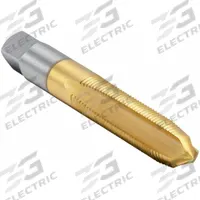 WIDIA GTD Straight Flute Tap: 7/16"-14 UNC, H3, 3 Flute, Plug Chamfer, TiN Coated High Speed Steel (MPN 15467)