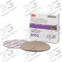 3M Polishing Pad: Disc, Hook-and-Loop, Silicon Carbide, 6 in Outside Dia, Gray, 1/4 in Thick, Smooth (MPN 30806). Key specifications — Texture: Smooth; Material: Silicon Carbide; Product Type: Disc; Compatible Tool Type: Rotary Sanders; Color: Gray; Compatible Surface Material: Paint; Features: Can Eliminate the need for using Wool Compounding Pads in Automotive Paint Refinishing; Brand: 3M.