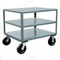 JAMCO Work Table: Fixed Ht, Steel, 36 in x 36 in, 4,800 lb Overall Load Capacity (MPN LE448P800GP). Key specifications — Sub-brand: Jamco; Unit Type: Not Expandable or Modular; For Environment: Work Areas; Assembly: Fully Assembled; Wheel Material: Phenolic; Frame Material Finish: Powder Coated; Mobility: Casters; Height Adjustability: Fixed Height.
