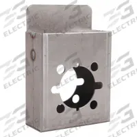 KEEDEX Weldable Gate Box: Weldable Gate Box, Aluminum, 7 Mounting Holes, Hardware Included, Silver (MPN K-BXRHO-AL). Key specifications — Brand: KEEDEX; Color: Silver; Finish: Unfinished; Hardware Included: Yes; Material: Aluminum; Product Type: Weldable Gate Box.
