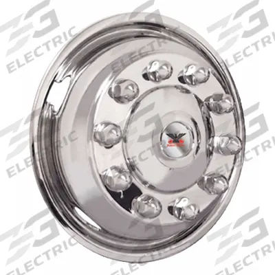 PHOENIX 19.5 10 Lug: 19.5 10 Lug, For 19.5 in Wheel Dia, Stainless Steel - Fleet and Vehicle Maintenance
