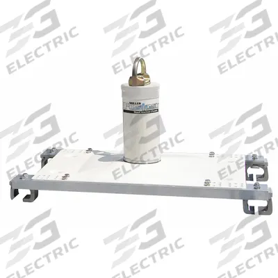 MILLER BY PIP Roof Anchor: 310 lb Capacity, Flat Roofs, Clamp-On, Fixed D-Ring, 4 Clamps - Reinstallable Anchors for Metal Standing Seam Roofs