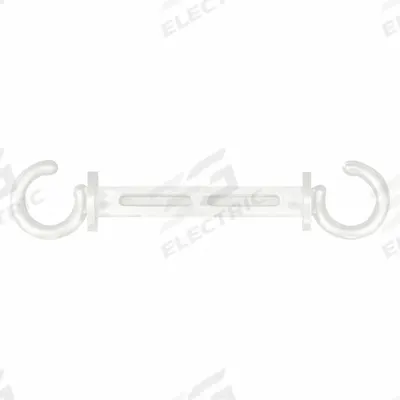 APPROVED VENDOR C-Hook for Plastic Chain Barrier: White - C-Hooks for Plastic Chain Barriers