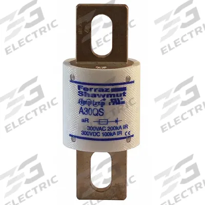 MERSEN Semiconductor Fuse: A30QS Series, Fast-Acting, 800 A, 300 V AC - Fast-Acting Bolt-On Fuses