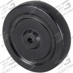 APPROVED VENDOR Caster Wheel: 5 in Wheel Dia., 1 1/4 in Wheel Wd, Rubber, 175 lb Load Rating, Rubber (MPN P-R-050X013/038D). Key specifications — Wheel Core Material: Rubber; Wheel/Tread Color: Black; Brand: APPROVED VENDOR.