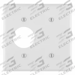 LEVITON Wall Plate: Combo, 2 Gang, White, Std Size (MPN 88085). Key specifications — Brand: LEVITON; Material: Metal.