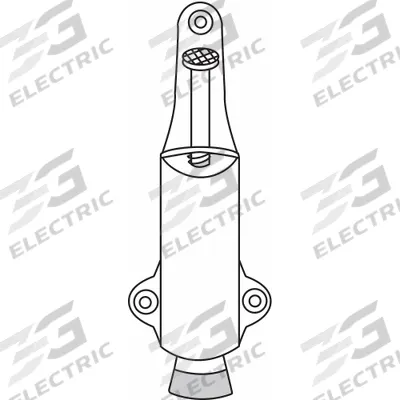 ROCKWOOD Plunger Door Holder: Door - Mounted, 1 3/8 in Wd, 5 3/8 in Overall Ht - Plunger Door Holders