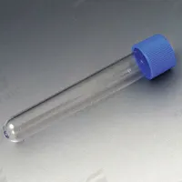 GLOBE SCIENTIFIC Test Tube: Test Tube, Polystyrene, 12 mL Capacity - mL, 0.4 oz Capacity - oz, Round (MPN 6152). Key specifications — Brand: GLOBE SCIENTIFIC; Graduated: No; Includes Closure: Yes; Body Color: Colorless; Bottom Shape: Round; Body Material: Polystyrene.