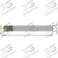 ULTRA-DEX USA Indexable Thread Turning Tool Holder: E16R LSEL3 (MPN 920-000-352). Key specifications — attr257292: E16R LSEL3.