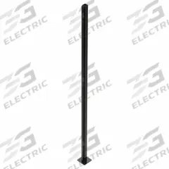 HUSKY RACK & WIRE Post 3-Way: 10 ft H, Black, Powder-Coated (MPN V5510W). Key specifications — attr1283297: Powder-Coated; attr1283316: Steel; attr1283313: Yes; attr1283333: HUSKY RACK & WIRE.