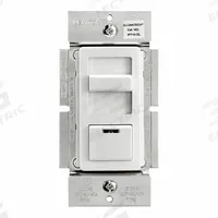 LEVITON Lighting Dimmer: Fluorescent/LED, 1-Pole, 3-Way, 120/277V AC, 10 A, Ivory/Light Almond/White (MPN IP710-DLZ). Key specifications — Brand: LEVITON; Current Rating: 10 A; Lighting Technology: LED; Load Rating @ 120V AC: 1,200VA (Fluorescent, LED); Neutral Required: No; Operating Voltage: 120/277V AC; Series: IllumaTech.