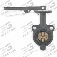 MILWAUKEE VALVE Butterfly Valve: 8 in Pipe Size, Concentric, 200 psi Max. Pressure (CWP), Wafer, FKM (MPN MW222V 8). Key specifications — Brand: MILWAUKEE VALVE; Handle Type: Lever; Disc Material: Ductile Iron.