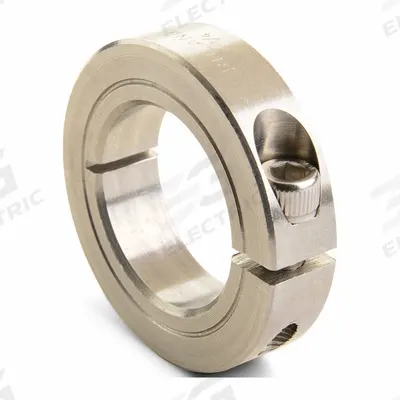 RULAND MANUFACTURING Shaft Collar: 1-Piece, Inch, Round, Clamp-On, 1 5/16 in Bore Dia - Stainless Steel Shaft Collars