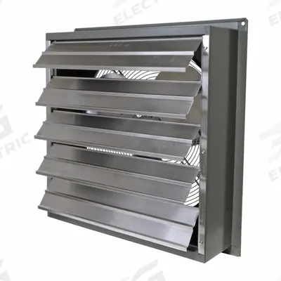 CANARM Shutter Mounted Hazardous Location Exhaust Fan: 24 in Blade, 1 Speed, 1/3 hp - Hazardous Location Shutter-Mount Exhaust Fans
