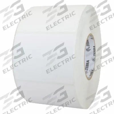 ZEBRA Barcode Printer Labels: 4 in Label Wd, 3 in Label Ht, White, 3 in Core Dia. - Industrial Direct Thermal Labels