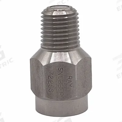 RAY Pressure Gauge Snubber: 303 Stainless Steel, Filter, 303 Stainless Steel NPT - Filter-Type Snubbers for Water & Oil