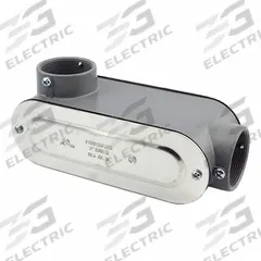 Metallic Conduit Outlet Bodies: Die Cast Zinc, 2 in Trade Size, LR/LL Body, Threaded Hub (MPN LLR-46). Key specifications — Finish: Zinc Electroplate; For Use With: Electrical Junction Box/Enclosure; Brand: BRIDGEPORT FITTINGS; Hub Style: Threaded; Mfr. Series: Conduit Bodies.