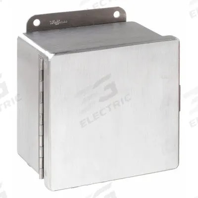 HOFFMAN Enclosure: Aluminum, 6 in x 6 in x 4 in, NEMA 12/13, Solid Cover - Aluminum Dust-Tight Enclosures