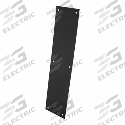 ROCKWOOD Pushplate: 4 in Wd - Standard Push Plates