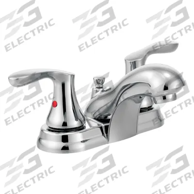 CLEVELAND FAUCET GROUP Bathroom Faucet: Cornerstone, Metal, Chrome Finish, 1.5 gpm Flow Rate - Widespread Handle Bathroom Faucets