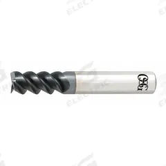 OSG Square End Mill: Carbide, TiAlN Coated, 3 Flute, 5 mm Mill Dia, 16 mm LOC, 64 mm OAL (MPN HP460-1968)