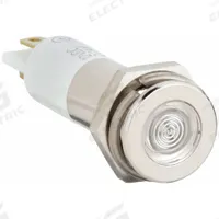 APPROVED VENDOR Flush Panel Light: 10 mm Panel Mounting Hole Dia, LED, White, Flush Head, H10 (MPN 24M097). Key specifications — Brand: APPROVED VENDOR; Electrical Connection: 0.11 Male Quick Disconnect.