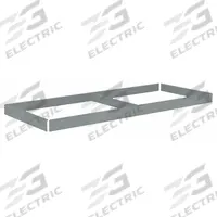 TENNSCO Shelf: 60 in x 18 in, 2,000 lb Load Capacity, Gray, Shelf (MPN ZLES-6018). Key specifications — Includes: (4) Beams; Shelf Configuration: Single Straight; Color: Gray; Frame Material: Steel; Brand: TENNSCO; Frame Finish: Zinc Plated; Product Type: Shelf.