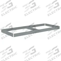 TENNSCO Shelf: 60 in x 18 in, 2,000 lb Load Capacity, Gray, Shelf (MPN ZLES-6018). Key specifications — Includes: (4) Beams; Shelf Configuration: Single Straight; Color: Gray; Frame Material: Steel; Brand: TENNSCO; Frame Finish: Zinc Plated; Product Type: Shelf.