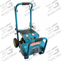MAKITA Portable Air Compressor: Oil Lubricated, 5.2 gal, Hot Dog, 3 hp, 6.5 cfm @ 90 psi, 120V AC (MPN MAC5200). Key specifications — attr48686: Oil Lubricated; attr48685: 120V AC; attr48678: 15 A; attr48688: Compressor Oil; attr48671: MAKITA; attr124308: Standard (75 dBA or more).