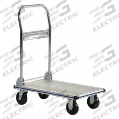 APPROVED VENDOR Platform Truck: 400 lb, 30 in L x 18 1/2 in W x 7 3/8 in H Deck, Polyurethane (MPN AFT-30-NM). Key specifications — Brand: APPROVED VENDOR; Caster/Wheel Configuration: (2) Rigid; Color: Silver; Caster Wheel Width: 1 in.