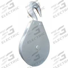 APPROVED VENDOR Pulley Block: Swivel, Lifting/Pulling, 800 lb Working Load Limit, Wire Rope, Steel (MPN 5RRX0). Key specifications — attr994542: Pulley Block; attr994528: APPROVED VENDOR; attr994530: Wire Rope; attr994543: Swivel; attr994552: Swivel Hook; attr994538: Lifting; attr994534: Zinc Plated; attr994535: Steel.