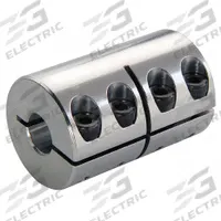 RULAND MANUFACTURING Rigid Shaft Coupling: 1/8 in Bore Dia 1, 1/8 in Bore Dia 2, Round, One-Piece (MPN CLX-2-2-A). Key specifications — attr870032: Round; attr870041: No; attr870034: RULAND MANUFACTURING; attr870070: Inch; attr925532: Same Bore Dimensions.