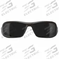 EDGE EYEWEAR Safety Glasses: Smoke Lens, Full-Frame, Metal Detectable, Black Frame, Brazeau Series (MPN TXB236). Key specifications — Brand: EDGE EYEWEAR; Frame Color: Black; Lens Color: Smoke.