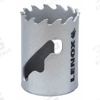 LENOX Hole Saw: 1 5/8 in Saw Dia., 3 Teeth per Inch, 1 7/8 in Max. Cutting Dp, 5/8"-18 Thread Size (MPN LXAH3158). Key specifications — attr1098070: 3; attr1098087: LENOX; attr1098073: 5/8"-18.