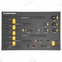 GEARWRENCH: 1/2 in_1/4 in_3/8 in Input Drive Size, Full Polish Chrome, Locking Included, Std (MPN 86524). Key specifications — attr1204978: Not Insulated; attr1204980: Locking Included; attr1204984: GEARWRENCH; attr1204970: Full Polish Chrome.