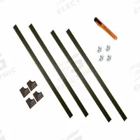 MIRREDGE Mirror Installation Kit: 1 1/2 in Overall Ht, 60 in Overall Wd, 1/4 in Overall Dp (MPN 54111). Key specifications — Brand: MIRREDGE; Corner Shape: Square; Finish: Wood Grain; Color: Cherry Walnut; Material: Acrylic; Lighted: No.