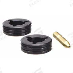 MILLER ELECTRIC Drive Roll Kit: 2-Roll, 3/64 in, V-Knurl, 0.045 in to 3/64 in (MPN 079607). Key specifications — attr30202: Millermatic 210; attr30204: 22 Series; attr30206: Flux-Cored; attr30197: MILLER ELECTRIC; attr30194: 079607.