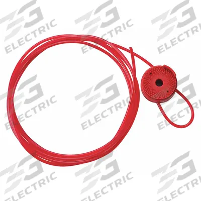 BRADY Cable Lockout: 8 ft Cable Lg - Universal Valve Lockout Cables