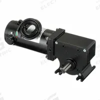 DAYTON DC Gearmotor: Right Angle, 12V DC, TENV, 54 RPM, 165 in-lb Max Torque, 28:1, 16 A, CW/CCW (MPN 5LAF7). Key specifications — Motor Type: Permanent Magnet DC; Brand: DAYTON; Full Load Current: 16 A.