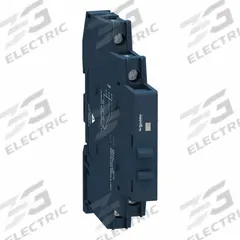 SCHNEIDER Solid State Relay: DIN-Rail Mounted, 6 A Max Output Current, SCR, AC Output (MPN SSM1A16B7). Key specifications — Brand: SCHNEIDER; Current Type: AC; Electrical Connection: Screw Clamp; Finger Safe: Yes; Input Current: 3.5 to 8.5 mA; Maximum Output Current without Heat Sink: 6 A; Mounting Style: DIN Rail; Output Voltage: 24 to 280V AC.
