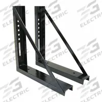 BUYERS PRODUCTS Mounting Bracket: Mounting Bracket, Truck Boxes, 24 in Lg (In.), 24 in Overall Ht (MPN 1701016). Key specifications — Type: Mounting Bracket; Compatible with Product Type: Truck Boxes; Includes: Mounting Hardware; Material: Steel; Color: Black; Brand: BUYERS PRODUCTS.