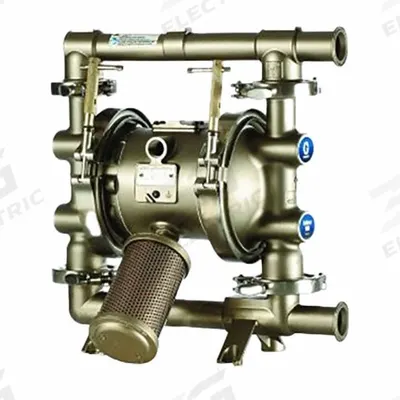 GRACO Food Grade AODD Pump: Stainless Steel, 1 1/2 in, Tri-Clamp, 41 gpm - FDA-Compliant AODD Pumps