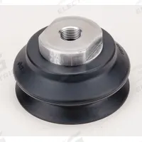 SMC Vacuum Pad Assembly: Bellows, M16x1.50, 80 mm Pad Dia, NBR, Black, 50A, 48.5 mm Pad Ht (MPN ZPT80HBN-B16). Key specifications — attr1019101: ZPT80HBN-B16; attr1019103: SMC; attr1019107: 50A.